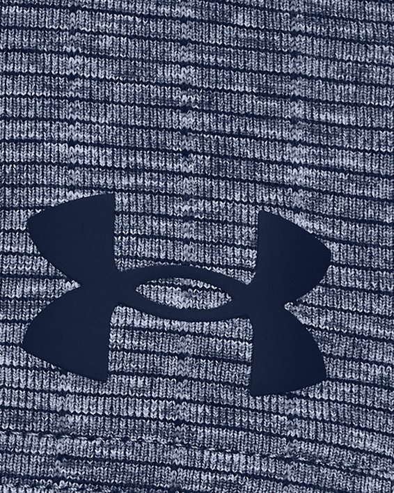 男士UA Seamless Luxk短袖T恤 in Blue image number 3