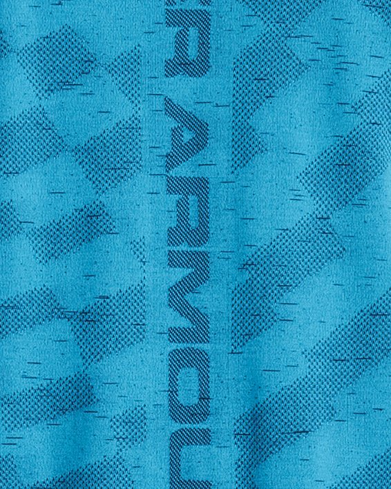 Playera Manga Corta UA Seamless Radial para Hombre, Blue, pdpMainDesktop image number 1