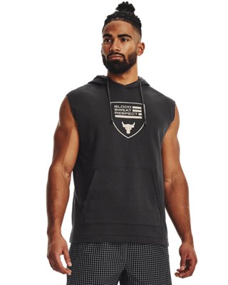 under armour terry sleeveless hoodie