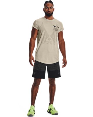 Under Armour Men's Project Rock Cutoff T-Shirt. 3