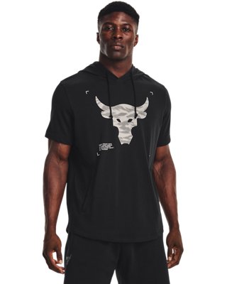 Men's Project Rock Terry Short Sleeve Hoodie | Under Armour