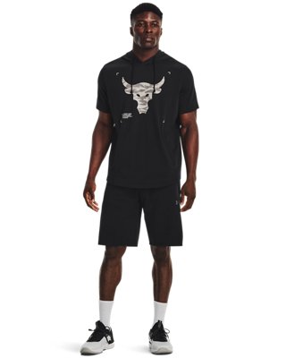 Men's Project Rock Terry Short Sleeve Hoodie | Under Armour