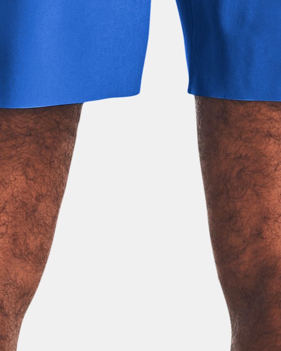 Men's Project Rock Hybrid Shorts, Blue, pdpMainDesktop image number 1