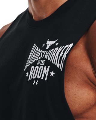 Men's Project Rock Hardest Worker Tank image number 4