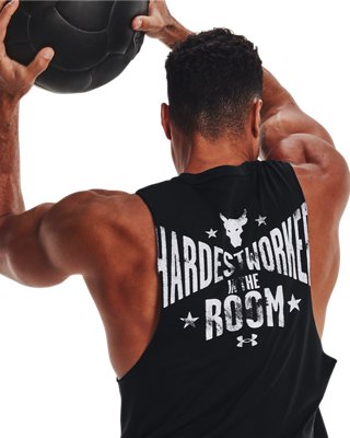 Men's Project Rock Hardest Worker Tank image number 3