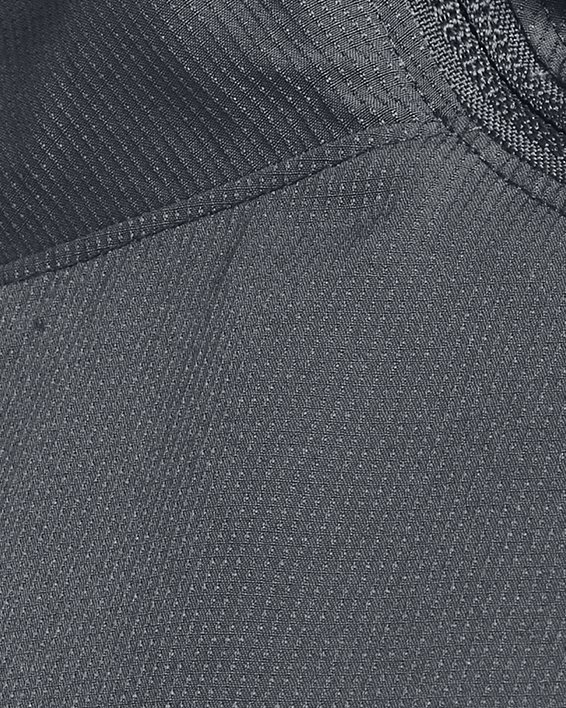 Men's UA Woven Asymmetrical Zip Pullover, Gray, pdpMainDesktop image number 3