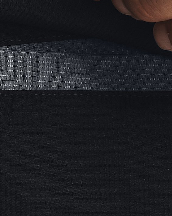 Men's UA Woven Asymmetrical Zip Pullover, Gray, pdpMainDesktop image number 4