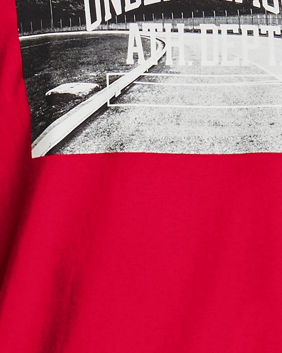 Men's UA Athletic Department Short Sleeve, Red, pdpMainDesktop image number 0