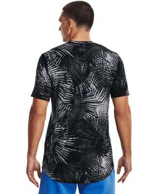 เสื้อแขนสั้น UA Sport Palm Printed สำหรับผู้ชาย image number 1