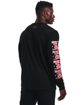 Men's UA Logo Print Fill Long Sleeve image number 1