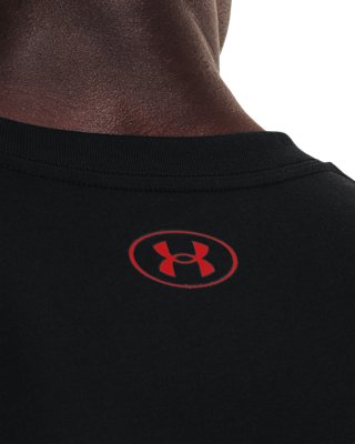 Men's UA Logo Print Fill Long Sleeve image number 3