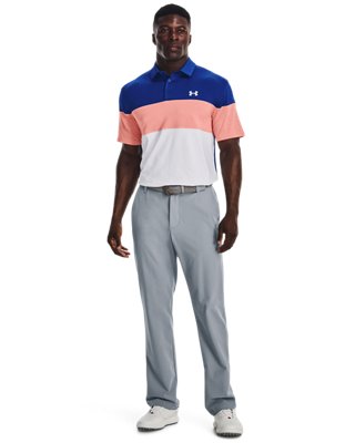 男士UA Playoff 2.0 Blocked Polo衫 image number 2