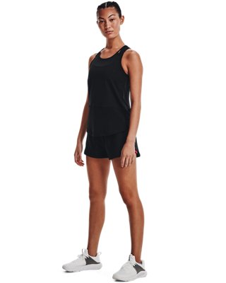 Shorts UA Play Up Inset Printed para Mujer, Black, pdpMainDesktop image number 2