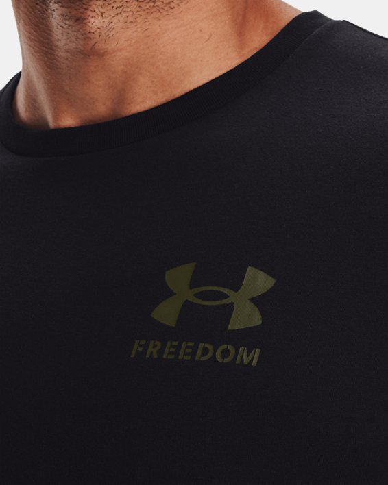 T-shirt avec drapeau imprimé UA Freedom pour hommes