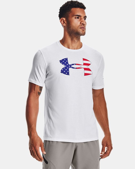 Under Armour Men's UA Freedom Big Flag Logo T-Shirt. 2