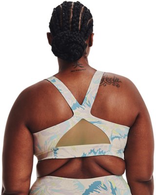 Sujetador Deportivo Estampado UA RUSH&trade; SmartForm Mid para Mujer, Brown, pdpMainDesktop image number 6