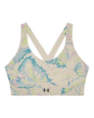 Sujetador Deportivo Estampado UA RUSH&trade; SmartForm Mid para Mujer, Brown, pdpMainDesktop image number 9