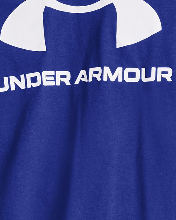 เสื้อยืด UA Sportstyle Logo สำหรับผู้ชาย in Blue image number 0