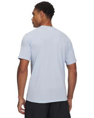 UA Left Chest Lockup, Blue, pdpMainDesktop image number 1