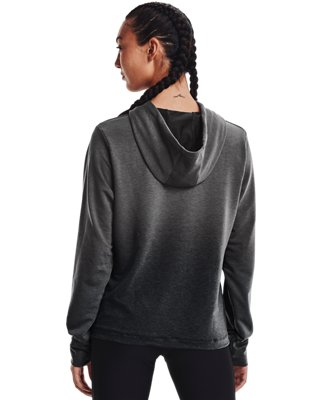 Sudadera con Capucha UA Rival Terry Gradient para Mujer, Gray, pdpMainDesktop image number 1