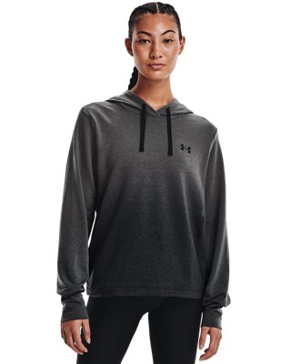 Sudadera con Capucha UA Rival Terry Gradient para Mujer, Gray, pdpMainDesktop image number 0