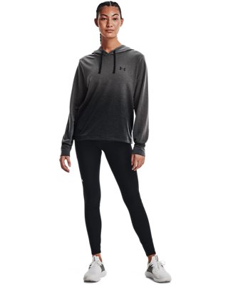 Sudadera con Capucha UA Rival Terry Gradient para Mujer, Gray, pdpMainDesktop image number 2