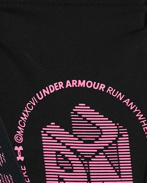 Women's Armour® Mid Crossback Pocket Run Sports Bra, Black, pdpMainDesktop image number 8