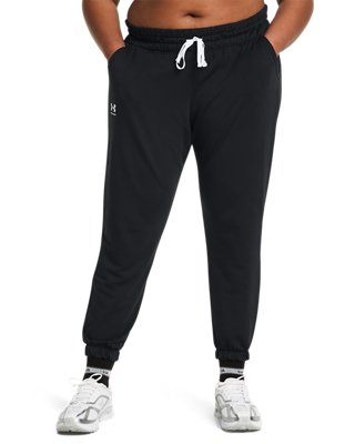 Pantalones de entrenamiento UA Rival Terry para Mujer, Black, pdpMainDesktop image number 0