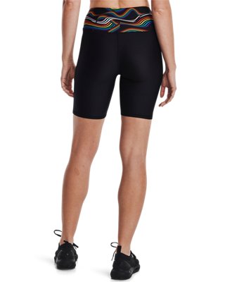 Women's HeatGear&reg; Pride Bike Shorts image number 1