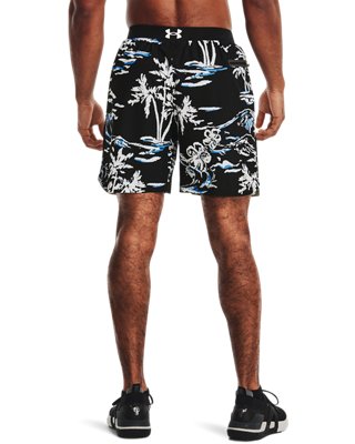 Shorts Project Rock Hybrid Printed para Hombre, Black, pdpMainDesktop image number 1