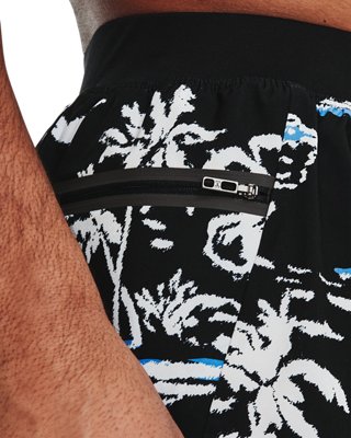 Shorts Project Rock Hybrid Printed para Hombre, Black, pdpMainDesktop image number 4