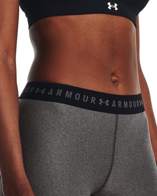 Shorts HeatGear&reg; Middy para mujer, Gray, pdpMainDesktop image number 3