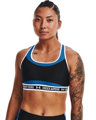 under armour sports bra blue