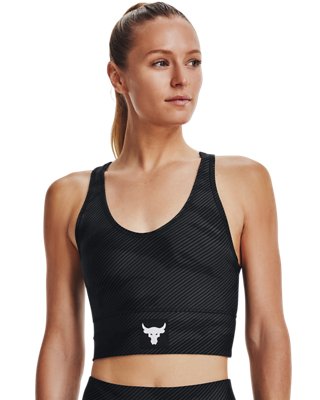 Under Armour Women's Project Rock HeatGear® Sports Bra. 1
