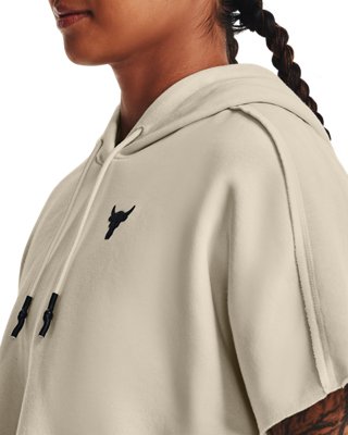 Women's Project Rock Fleece Short Sleeve Hoodie | Under Armour