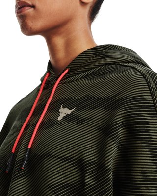 Women's Project Rock Fleece Printed Short Sleeve Hoodie | Under Armour