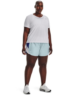 Shorts UA Play Up Side Stripe para mujer, Blue, pdpMainDesktop image number 2