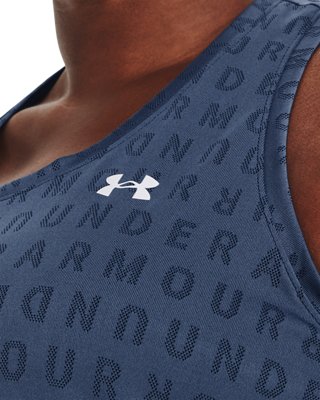 Under Armour Women's UA Velocity Wordmark Jacquard Tank 1371455