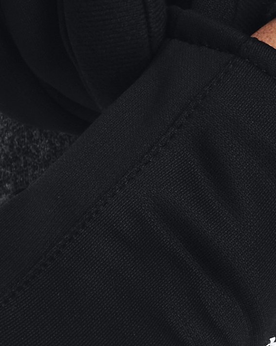 Women's UA Storm Fleece Geo Gloves, Black, pdpMainDesktop image number 2
