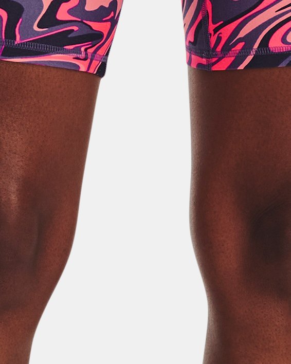 Women's HeatGear® Bike Shorts in Pink image number 0