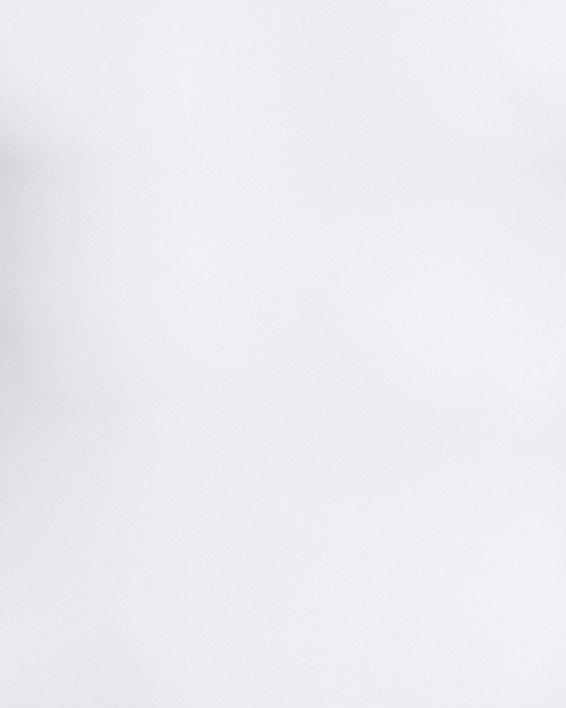 Men's HeatGear® Compression Mock Short Sleeve, White, pdpMainDesktop image number 0