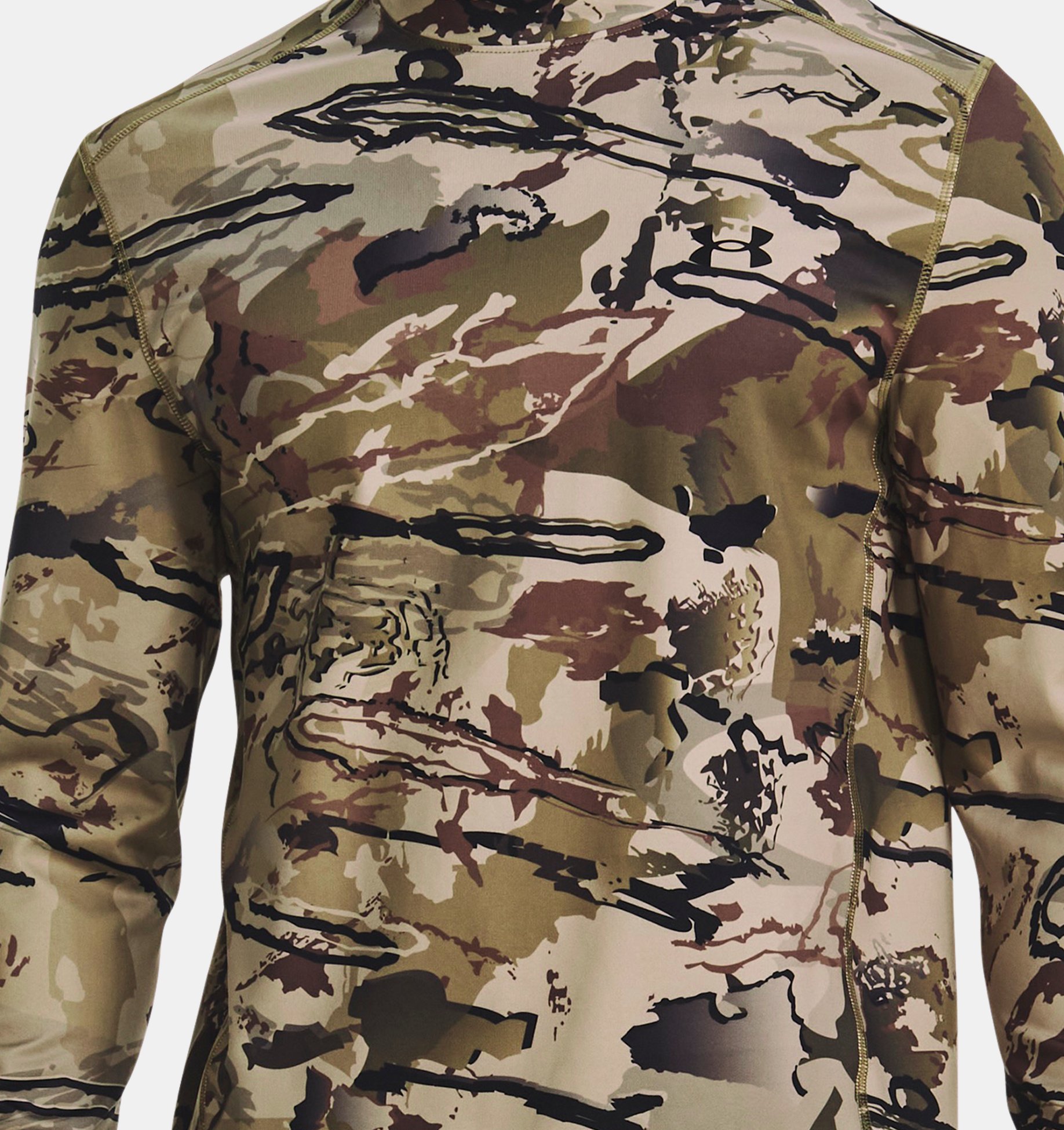 Verschrikkelijk adopteren Invloed Men's ColdGear® Infrared Camo Mock Long Sleeve | Under Armour