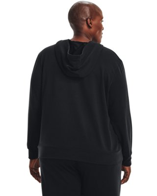 Sudadera UA Rival Terry para mujer, Black, pdpMainDesktop image number 1