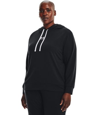 Sudadera UA Rival Terry para mujer, Black, pdpMainDesktop image number 0