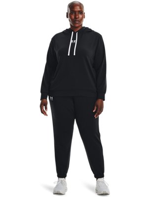 Sudadera UA Rival Terry para mujer, Black, pdpMainDesktop image number 2