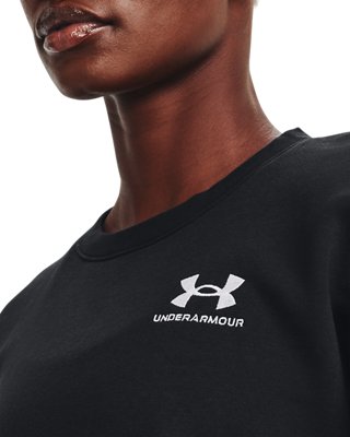 UA Essential Fleece, Black, pdpMainDesktop image number 3