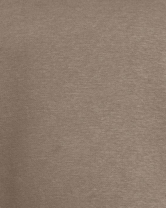 Damesshirt UA Essential Fleece met ronde hals, Brown, pdpMainDesktop image number 0