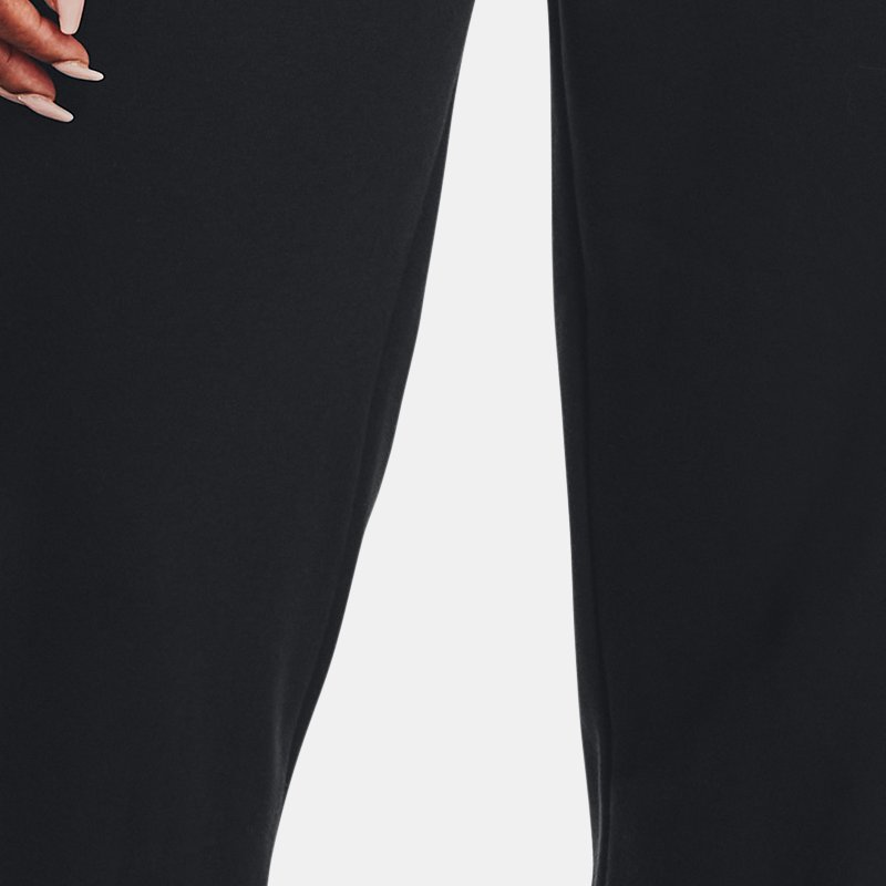 Pantalon de jogging Under Armour Essential Fleece pour femme Noir / Blanc XXL