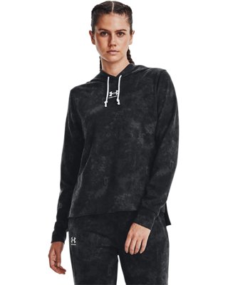 UA Rival Terry estampado, Black, pdpMainDesktop image number 0