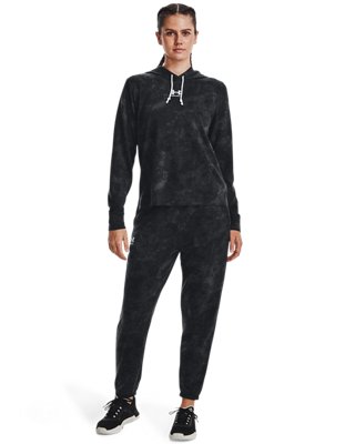 UA Rival Terry estampado, Black, pdpMainDesktop image number 2